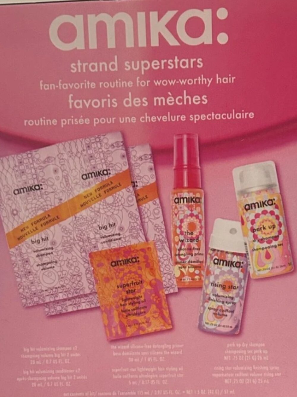 $72 Value | amika Sephora Beauty Insider Strand Superstars Gift Set – NIB